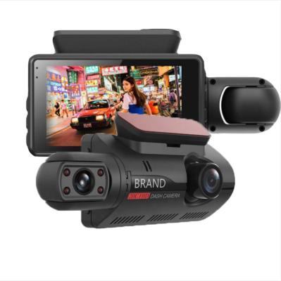 China Wireless Bluetooth factory car lens car dash IPS LCD cam HD camera front and rear dual car camera vcr dvr dash cam for sale