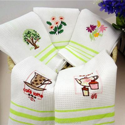 China 100% Sustainable Cotton Waffle Embroidery Plate Fabric Wholesale for sale