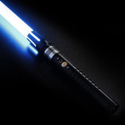 China Blaster Swing/FOC/Lock up/Smooth/Motion RGB Led Duel Light Saber Sword Toys Fx Light Force Flashing Light Saber Smooth Swing Metal Hilt with 12 Mode Sound Fonts for sale