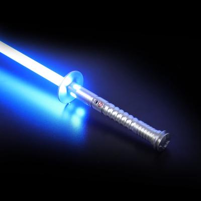 China Lightweight Rechargeable Sandblaster/Saber Sword Metal Hilt Dueling RGB Light Saber Smooth Swing Loud Sound Stall Force/Lightning-on-tune for sale