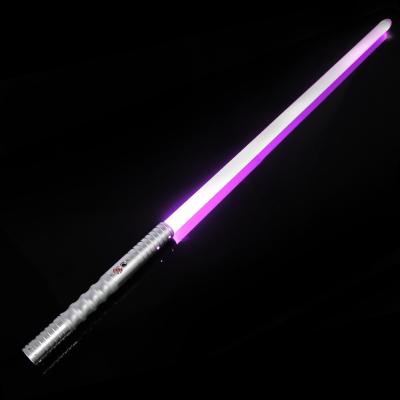 China Sound Fonts Saber Sword Toys Gift Saber Light Saber 4 Light Wholesale High Quality Dueling Sandblaster/Metal Rigging/Lightning-on-tune Handle RGB Light Fonts for sale