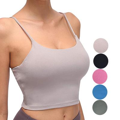 China Summer QUICK DRY White Ladies Travel Vest Workout Gym Yoga Women Corp Sleeveless Tank Top for sale