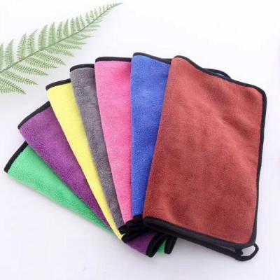 China Child-Proof Micro Fiber Twist Loop Wash Car Towels Absorption Microfiber Wash Cleaning Twist Drying Towel for sale