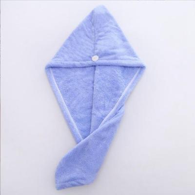 China Child-Proof Wholesale High Quality Waffle Hair Turban Sustainable Hair Towel Quick Drying Soft Turban Waffle Microfiber Dry Hair Towel for sale