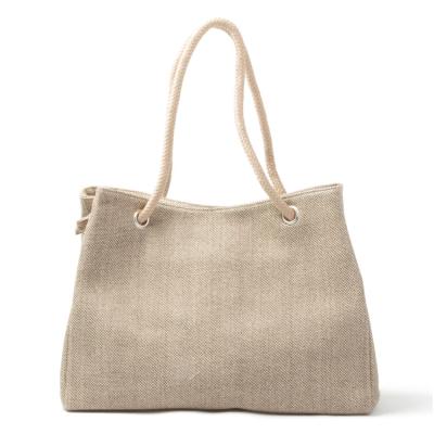 China Fashion Online Shopping Tote Women Handbag Large Canvas Beach Bag for sale