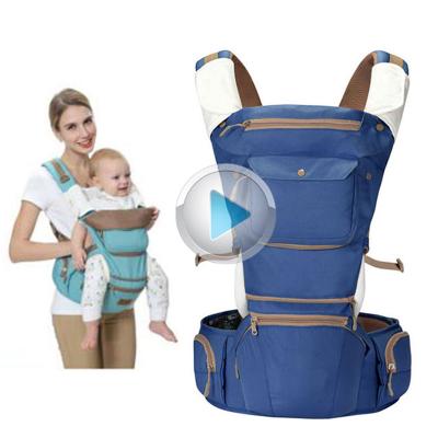 China Front carry baby carrier hipseat 6 in 1 baby carrier newborn to toddler, ergonomic front carry baby carrier hipseat for sale