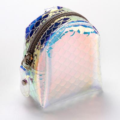 China Fashion Colorful Mini Women's Wallets Clear Jelly Purse PVC Coin Pocket Bag for sale