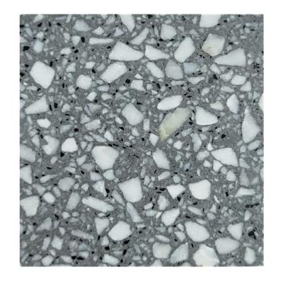 China Eco - Friendly Light Gray Tile And Cement Terrazzo Slab For Indoor Outdoor Floor Tile for sale