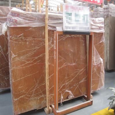 China Modern Best Price China Coral Red Marble Slabs Polished Exterior Stone Countertops Wholesale for sale