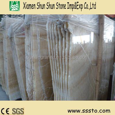 China Natural Honey Yellow Onyx Marble Stone for Tile, Slab, Countertop Slab_033 for sale