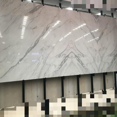 China Natural Marmo Oriental White Gray Veins Flat Rock Stone Marble For Slabs Customized Cut Size Tiles Hotel Home Decoration SSSX for sale