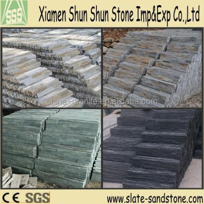 China Factory price of 15x60cm culture decorative/natural slate wall panel or customized for sale