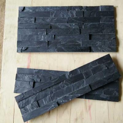 China Natural black slate cultural stone for floor tiles 300x300/400x400/600x600/300x600/600x900 for sale