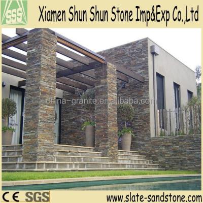 China For wall decoration natural slate, exterior wall stone tile for exterior walling for sale