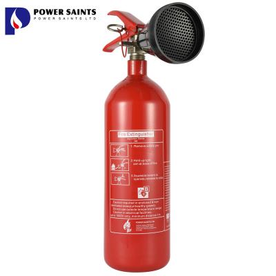 China Fire Fighting Carbon Dioxide 2KG Fire Extinguisher Fire Fighting With CE EN3 And MED Certificates for sale