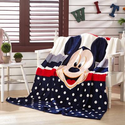 China Wholesale Fleece Students Cartoon Anti-pilling Set Flange Air Conditioning Gift Blanket for sale