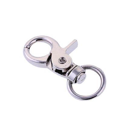 China High Quality Zinc Alloy Universal Customized Key Chain Metal Trigger Hook For Handbag Key Chain Accessories for sale