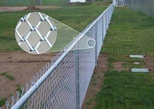 China Chain Link Fencing Boundary Wall Fencing For Leisure Sports Field for sale