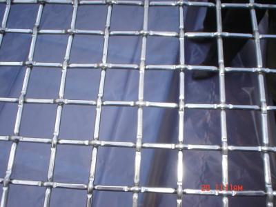 China Square Galvanzied Stainless Steel Crimped Wire Mesh For Chemicals / Fertilizers for sale