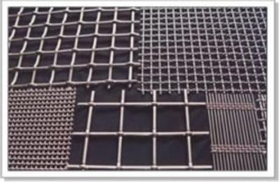 China Mine 65Mn Steel Crimped Screen , AISI1045 High Carbon Steel Crimped Mesh for sale