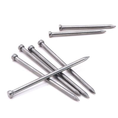 China Headless Steel Flat Nail 3 Inch Galvanized Headless Concrete Nails Nail for sale