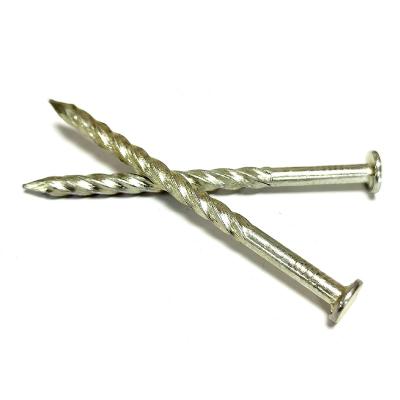 China Bulk Flat Galvanized Pallet Nails With Screw Shank / Pallet Nail /Iron Nail For Pallet for sale