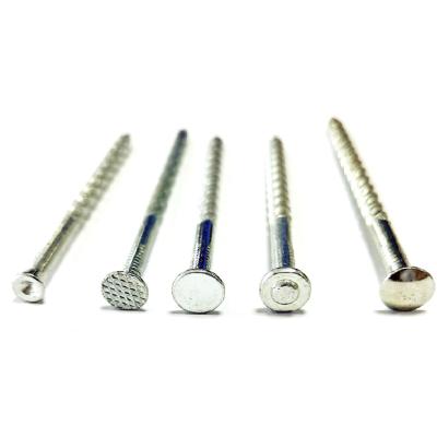 China Bulk Flat Iron Q195/Q235 Pallet Nails Capping Screw Shank Pallet Nails Twist Shank Nails for sale