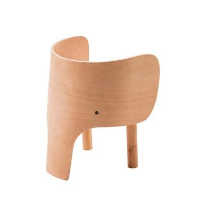 China Furniture Wooden Kids Set Modern Children Chair Study Table And ChairCartoon Elephant for sale