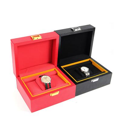 China Fanshion Custom Storage Jewelry Watches Motor Watchmaker Cabinet Watch Winder Box Japanese Cases Leather Pcs Red Accessories for sale