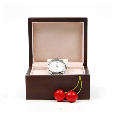 China Jewelry Packaging Can Customize Thick Painted Wooden Watch Box for sale