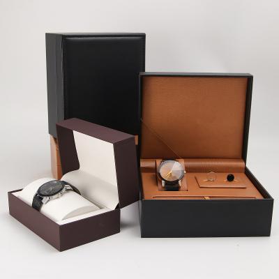 China 2021 Delicate New Design Appearance Fashionable Pilou Design PU Leather Drawing Box for sale