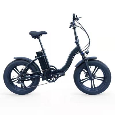 China YH 48V Alloy Aluminum Electric Folding E-Bike With 20 Inch Fat Tire for sale