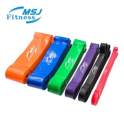 China MSJ Exercise 2020 Logo Resistance Exercise Bands Custom Body for sale