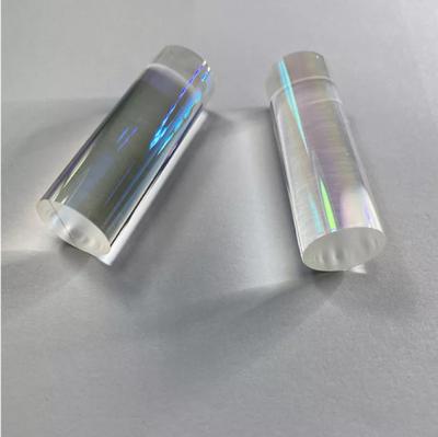 China Custom Light Cylindrical Rectangular Wedge LED illumination Tapered Pyramid Prism Solar Power Prism Light Guide Rod for sale