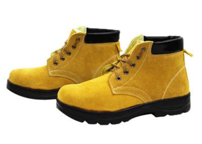 Chine Electric Welding Shoes Yellow High Temperature Resistant Work Shoes Safety Protection Work Shoes à vendre