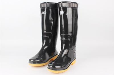 China High Top Pvc Non Slip Rubber Bottom Rain Boots Labor Protection zu verkaufen