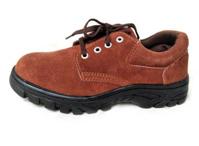 China SGS Anti Piercing Steel Toe Cap Leather Low Top Wear Resistant Safety Shoes Trainers for sale