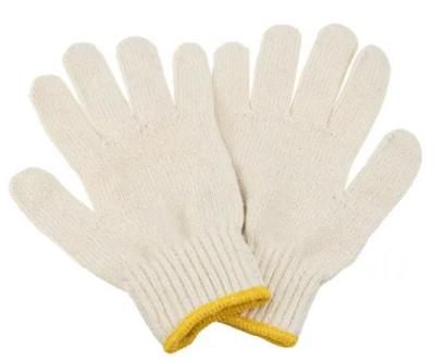 China Cotton Gloves Safety Comfortable Cotton Hand Work Gloves Cement For Workers for sale