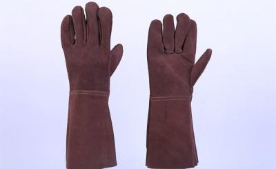 China Welding Gloves Two-Layer Full Cowhide Welding Gloves Thick Wear-Resistant And Heat-Insulating Labor Protection Gloves for sale