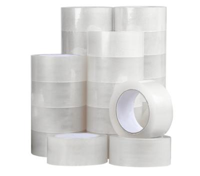 China 50um Thickness Transparent Acrylic Water Glue Bopp Packing Tape for sale