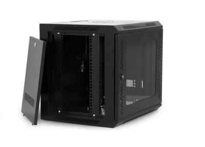 China Cold Rolled Steel Network Rack Cabinet / Wall Mounted Data Cabinet 6U Capacity for sale