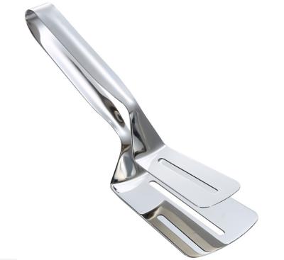 China SUS 304 Stainless Steel Steak Clip Fried Steak Food Clip Barbecue Tool Bread Clip Food Clip for sale