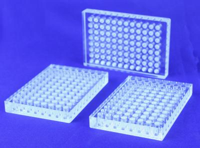 China Ultraviolet Transparent Quartz 96 Well Plate For Microplate Reader for sale