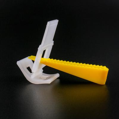 China Modern New Arrival PP Plastic 1.5mm Tile Leveling System Tile 100pcs/bag (Flat Clips) For Tile Installation for sale