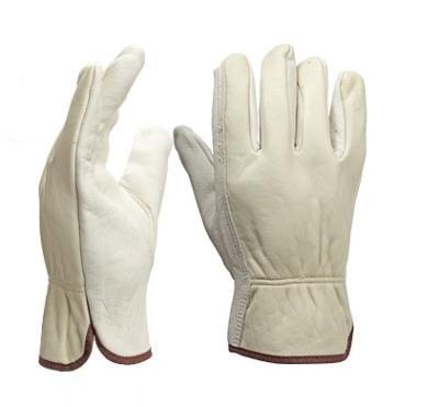 China Ozero Safety Goat Skin Breathable Machine Leather Heavy Duty Protective Tig Welding Hand Gloves EN388 Hard Work. for sale