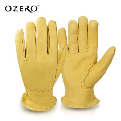 China Ozero Gloves Motorcycle Motorcycle Garden Work Gloves Breathable Goatskin Riding Leather. for sale