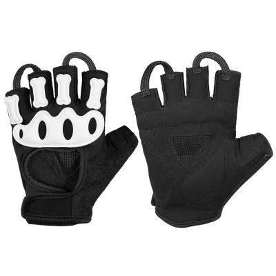 China Ozero Men's and Women's Anti-Slip Unisex Half Finger Suede Palm with Padded Silica Gel Workout Cycling Cycling Gloves. for sale