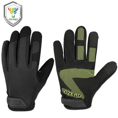 China Touchscreen Ozero OEM Reithandschuhe Fahrrad Handschuhe Microfaser Sport Road Bike Hand Touch Cycling Gloves Gel to pad full finger. for sale