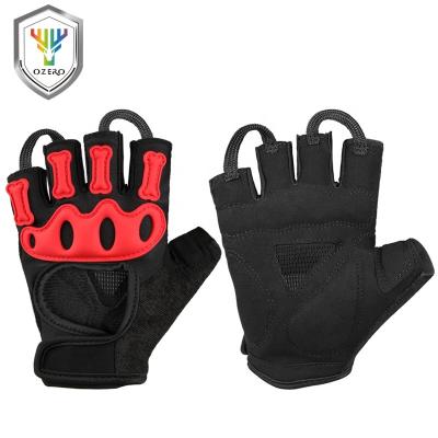 China Ozero Anti-Slip Cycling Half Finger Hand Gloves Youth Fashion Outdoor Sports Road Motorcycle Summer Gloves for Motorcycle Bike Riding Racing. for sale