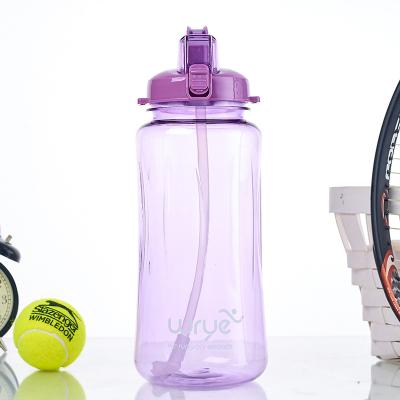 China Bpa Viable Free Jug Plastic Bottles Sell With Straw With Handle Frosted Tritan With Logo Gym Half Disposable Sports 1 Gallon Wholesale for sale